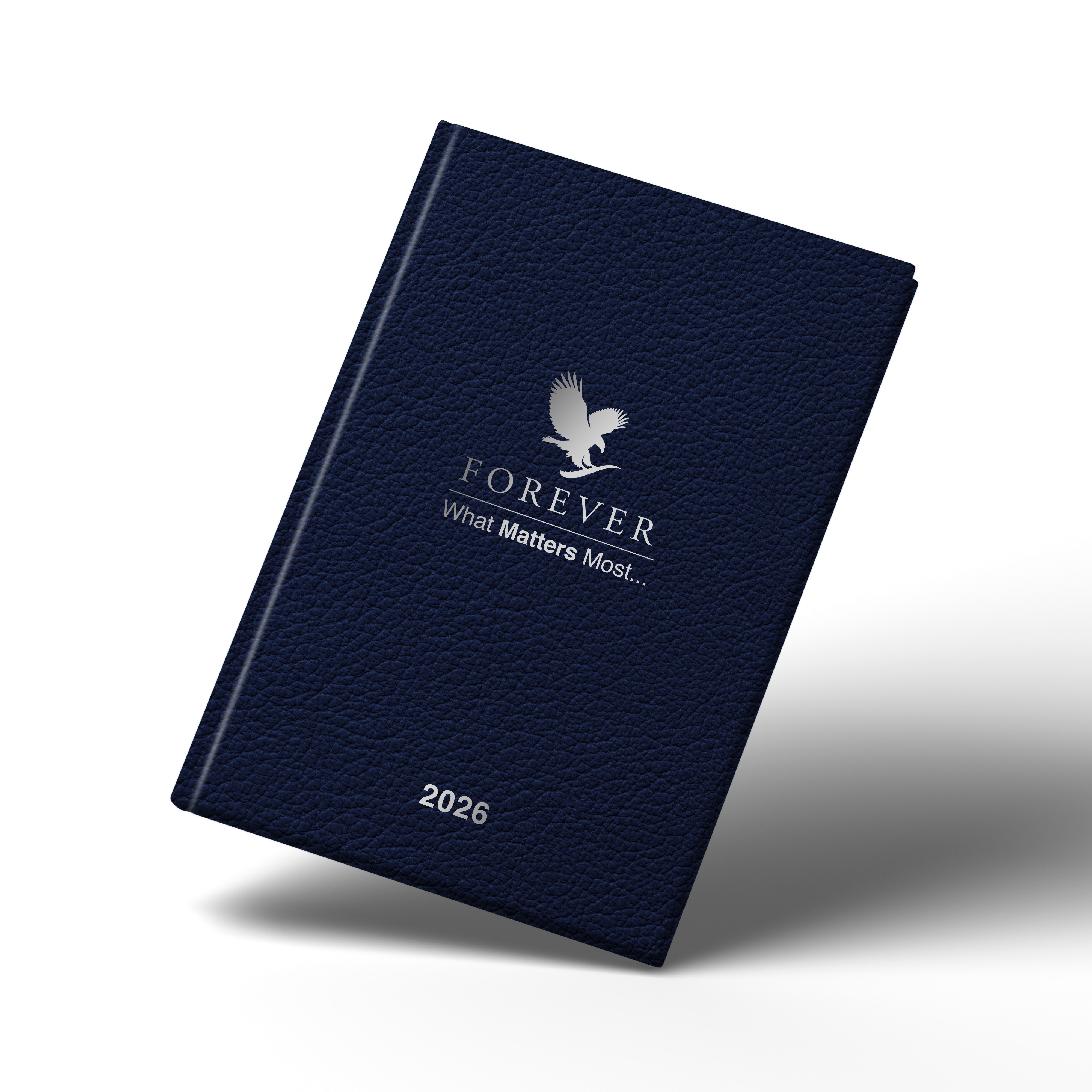 Határidőnapló 2026 – Kék műbőr      